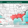 Solenopsis invicta and richteri quarantine zones