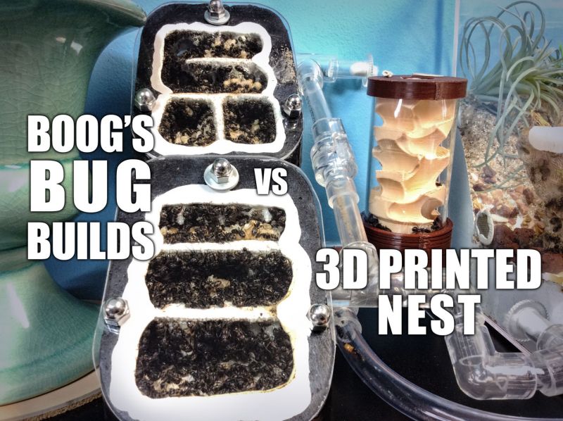 Boog's Bug Builds vs 3D Printed Nest